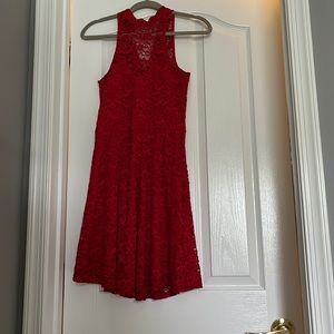 red dress